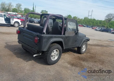 1999 Jeep Wrangler Se from USA, damaged, VIN 1J4FY29P3XP469786